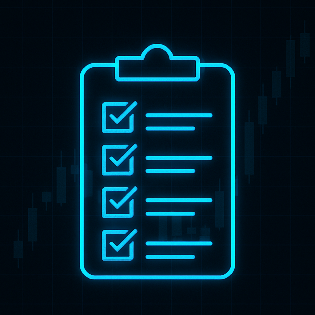 Pre-Trade Entry Checklist